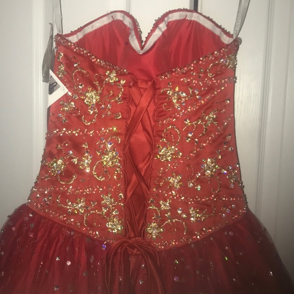 authentic MARY’S BRIDAL Corset, beaded, new. Sz8 - Picture 3 of 5